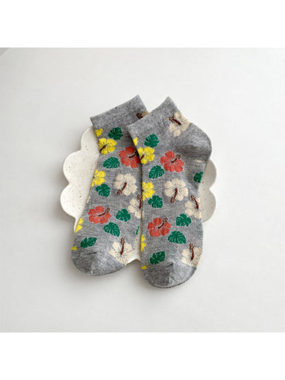 Rufia - Ribbed Floral Ankle Socks product image 6