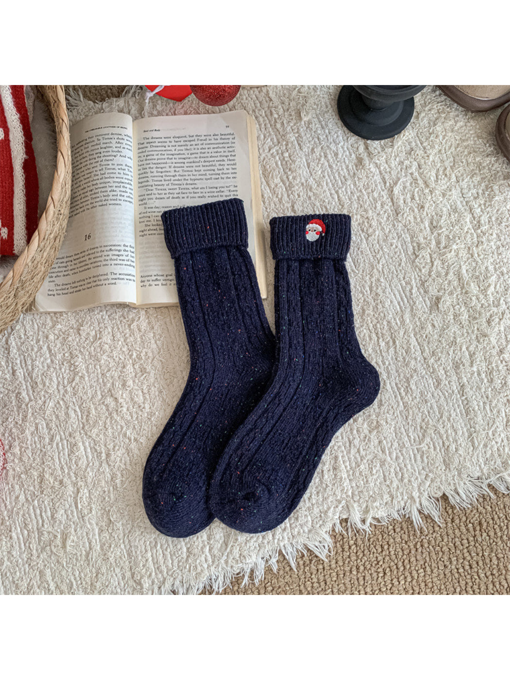 Rufia – Winter Holiday Knit Socks