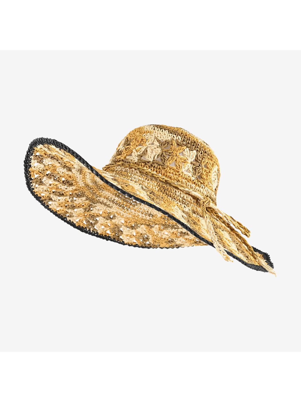 Haila - Broad Brim Foldable Retro Style Sun Hat