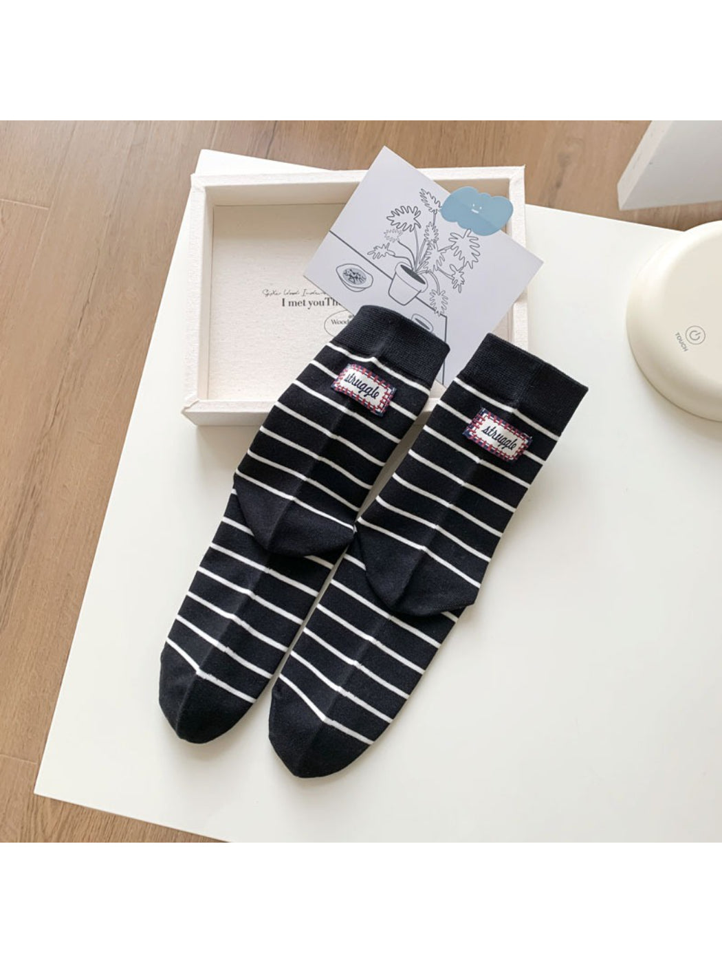 Rufia - Minimal Stripe Crew Socks product image 3