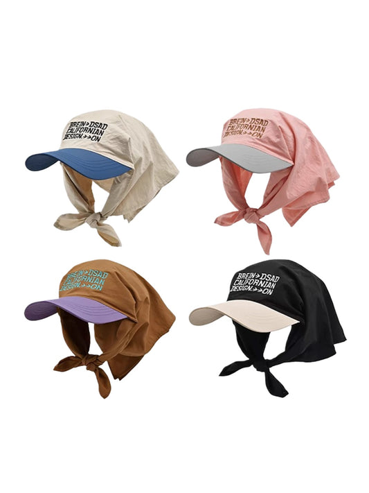 Haila Contrast Brim Headscarf Sun Hat product image