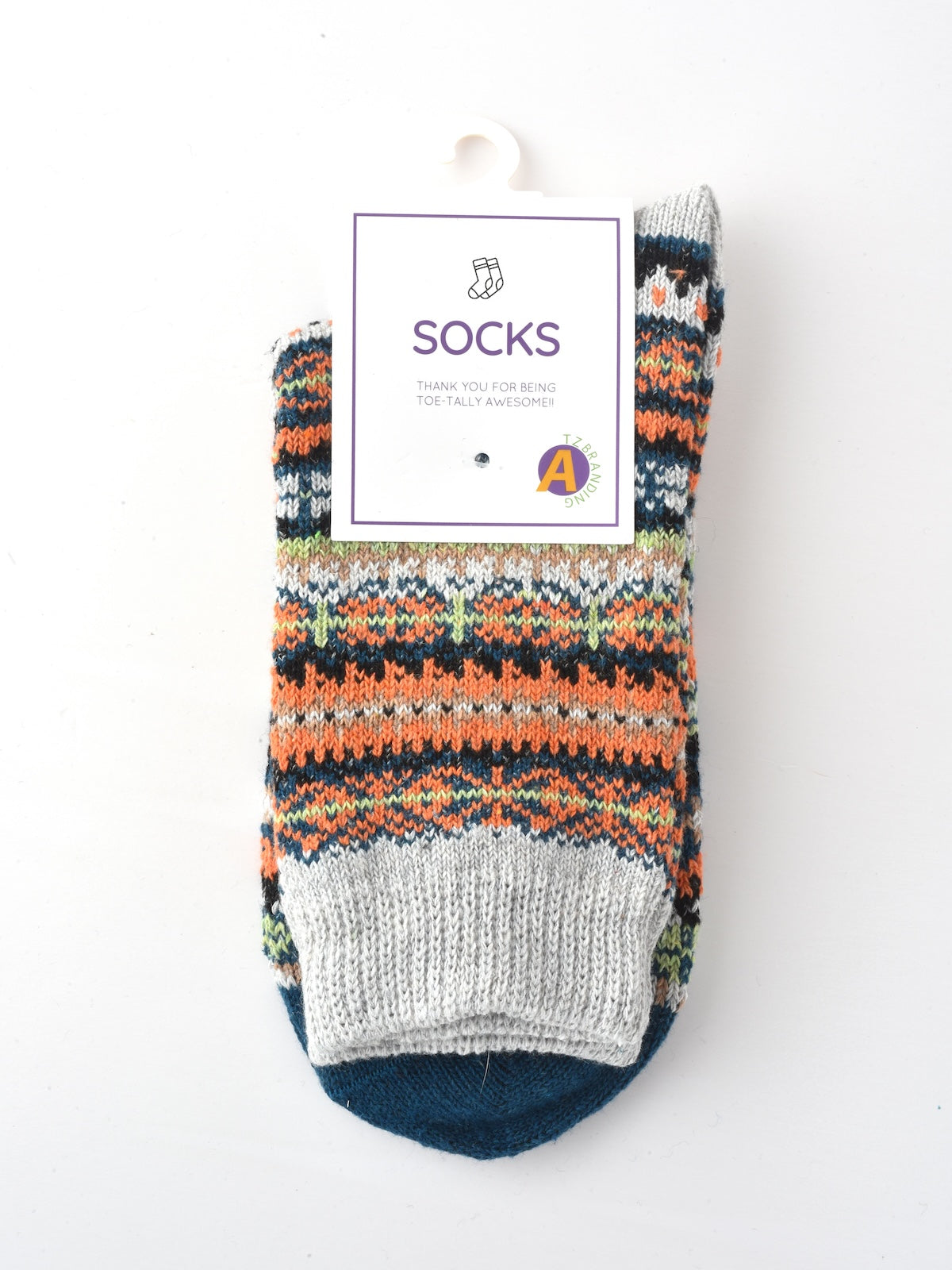 Rufia - Knitted Mid-calf Winter Socks with British Style