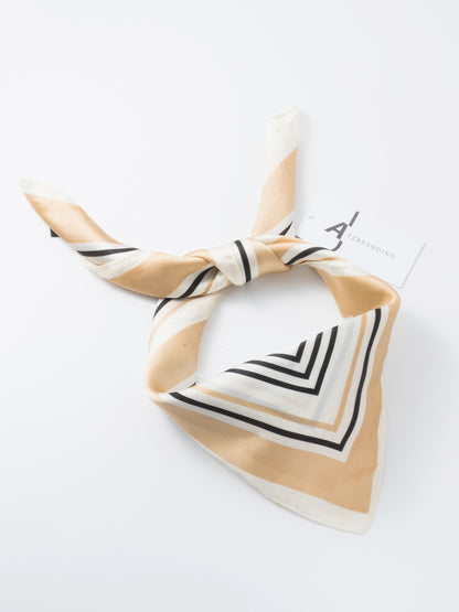 Scarvii - Striped Square Scarf