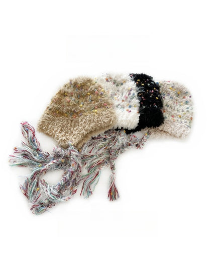 Haila - Knitted Plush Beanie with Earflap