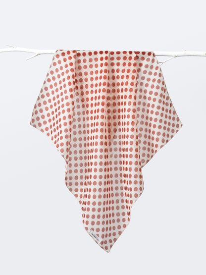Scarvii - Lightweight Polka Dot Square Scarf