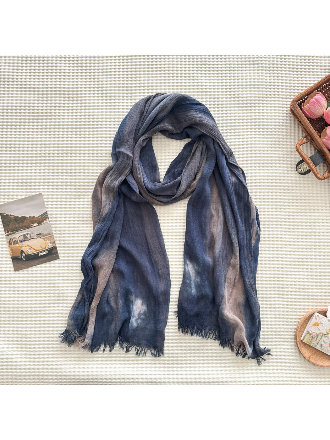 Scarvii - Ombre Fringe Long Scarf