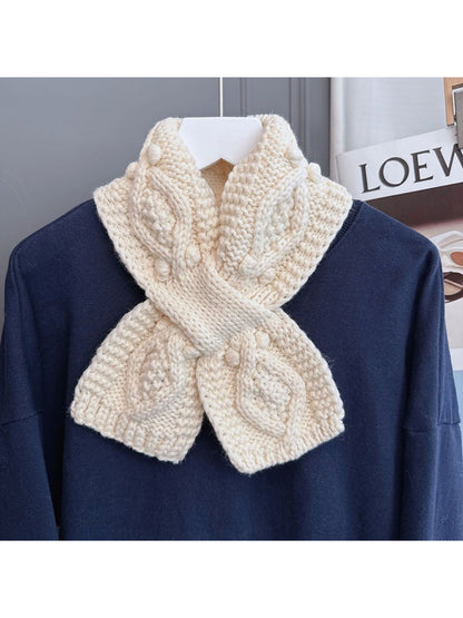 Scarvii - Warm Knit Bow Scarf