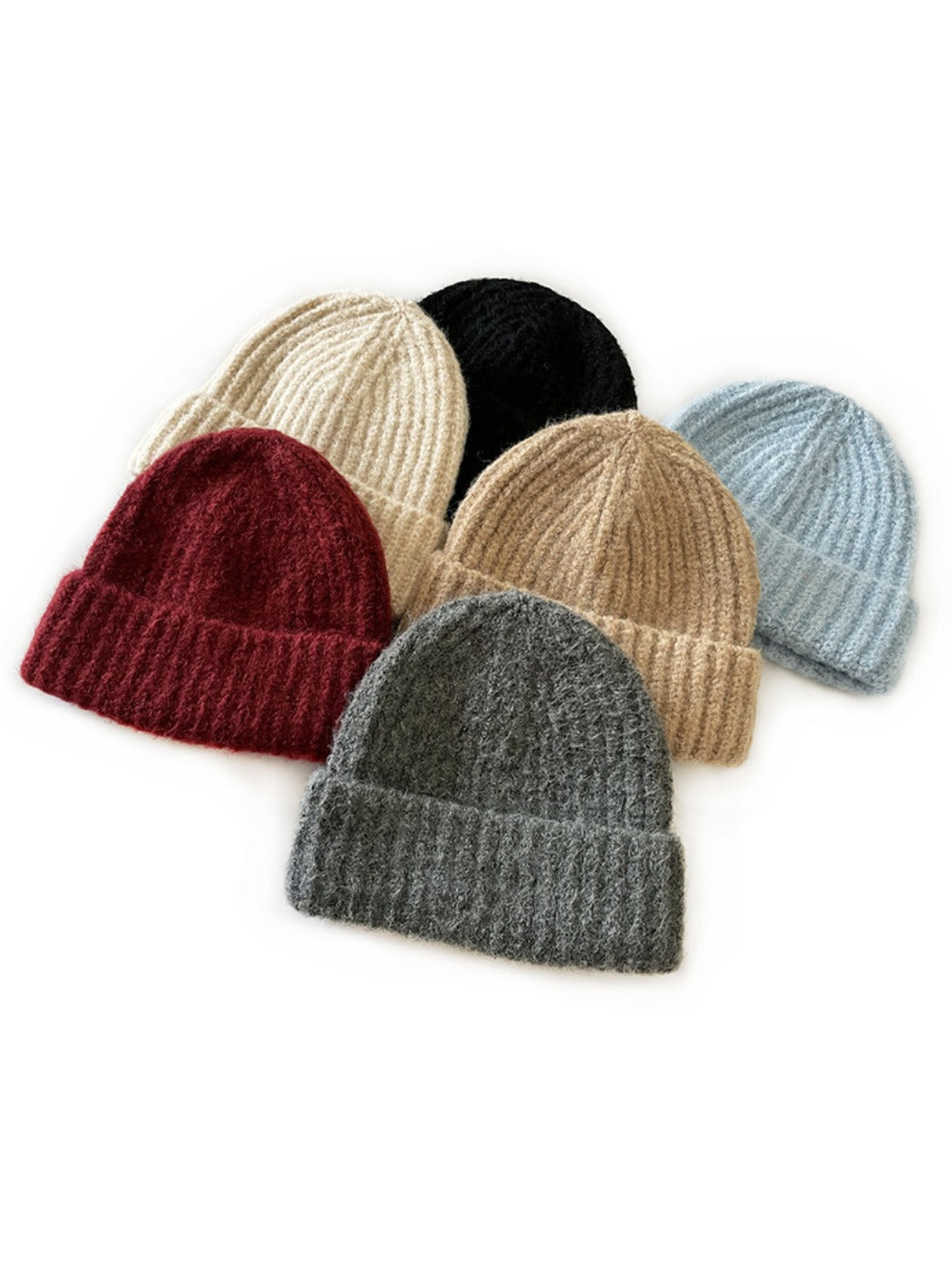 Haila - Winter Unisex Solid Color Knitted Beanie