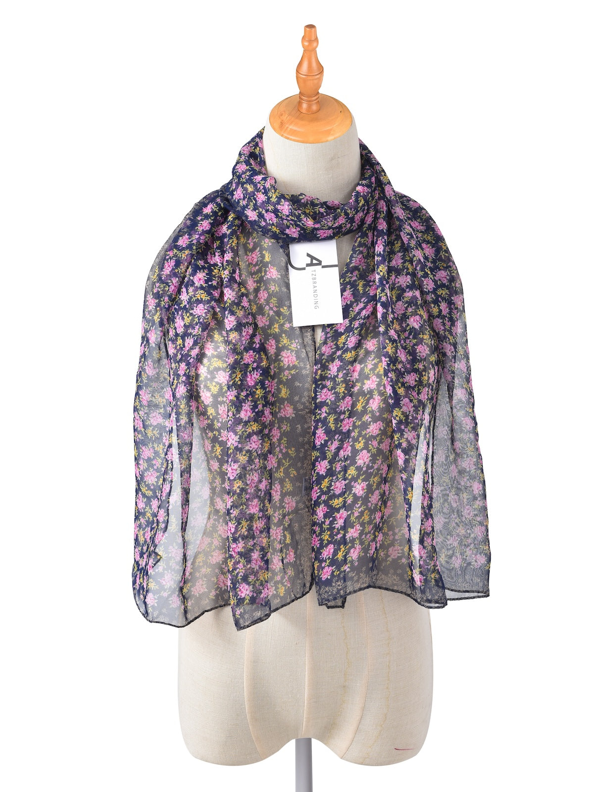 Scarvii - Daisy Print Scarf - Cool & Soft