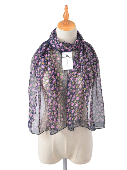 Scarvii - Daisy Print Scarf - Cool & Soft