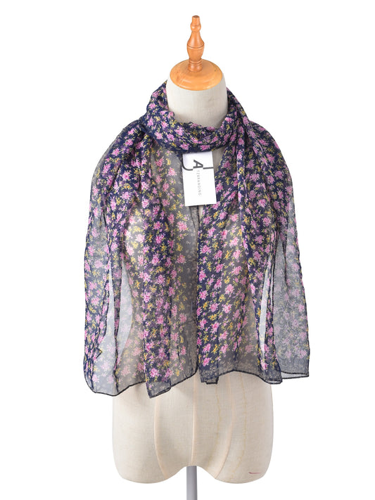 Scarvii - Daisy Print Scarf - Cool & Soft