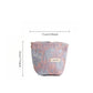 Cosbai -  Elegant Cosmetic Bag with Floral Patterns