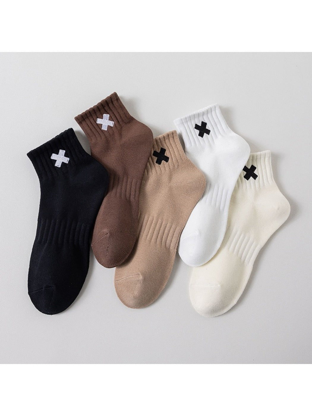 Rufia - Small Plus Symbol Everyday Crew Socks product image 1