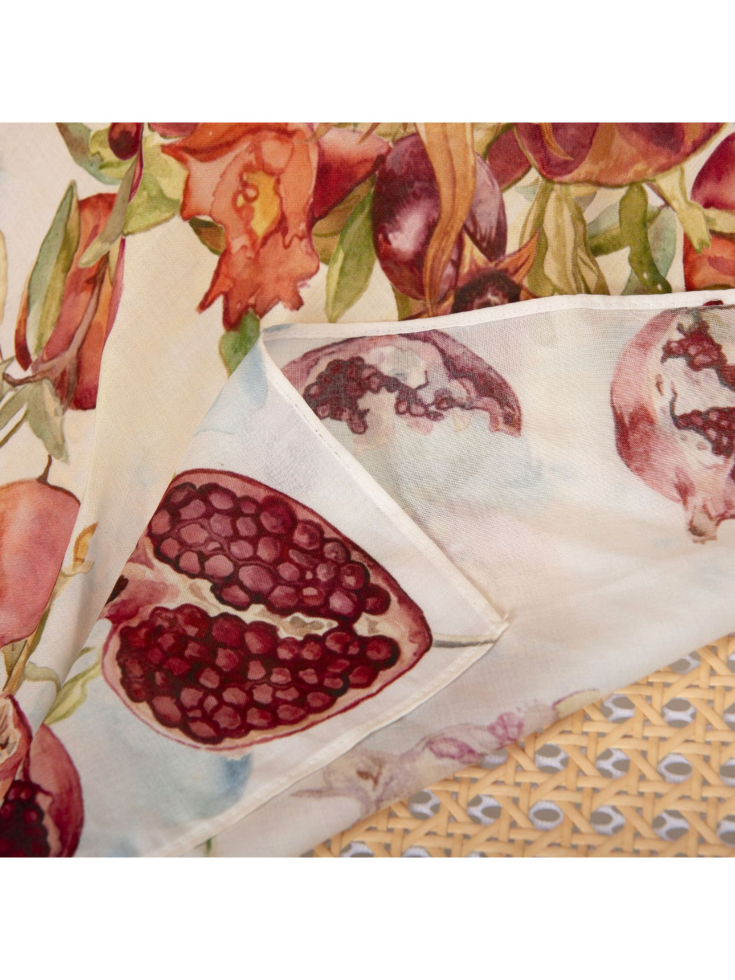 Scarvii - Botanical Sun Motif Square Scarf