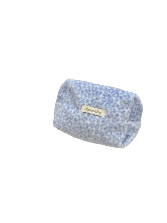 Cosbai – Leopard Plush Makeup Pouch