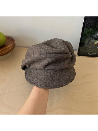 Haila - Soft Crown Curved Brim Casual Cap