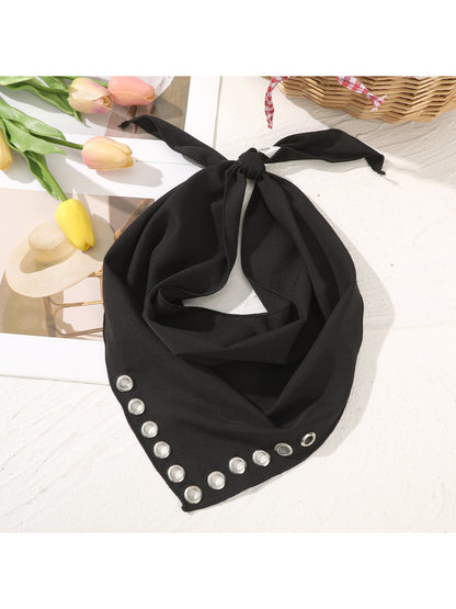 Scarvii Metal Grommet Bandana Headband