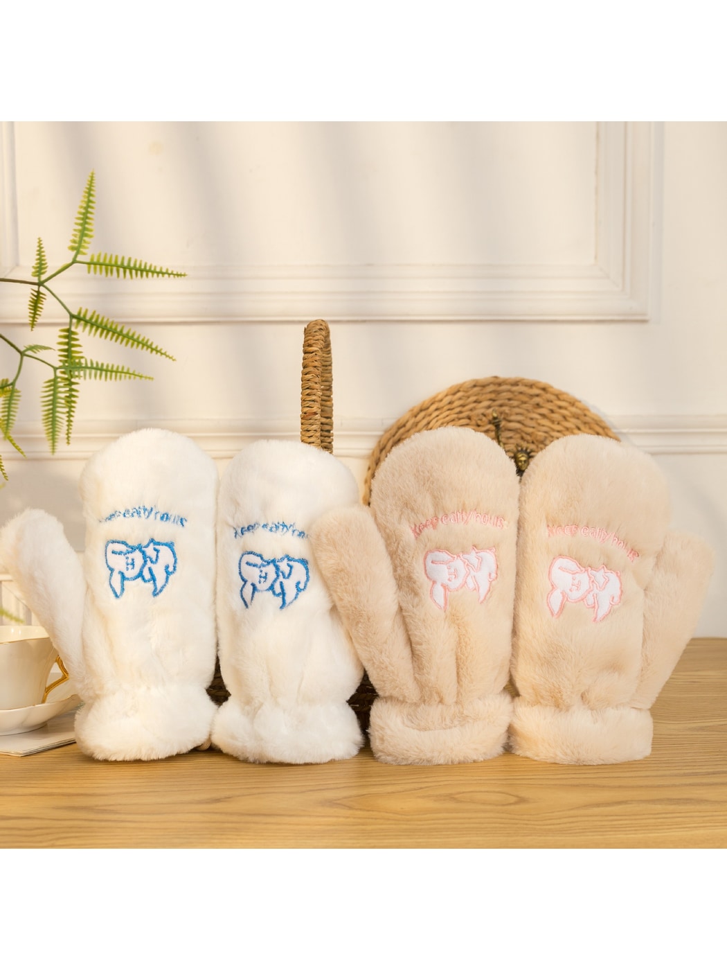 Gloving - Cartoon Animal School Style Winter Mittens