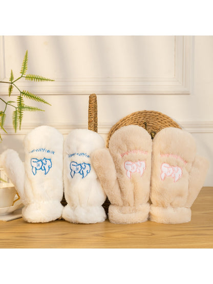 Gloving - Cartoon Animal School Style Winter Mittens