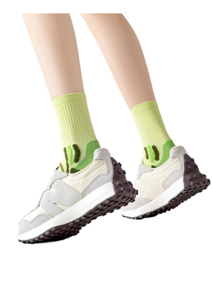 Rufia - Color Block Sport Cushion Crew Socks