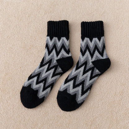 Rufia - Thick Striped Men's Mid-Calf Socks