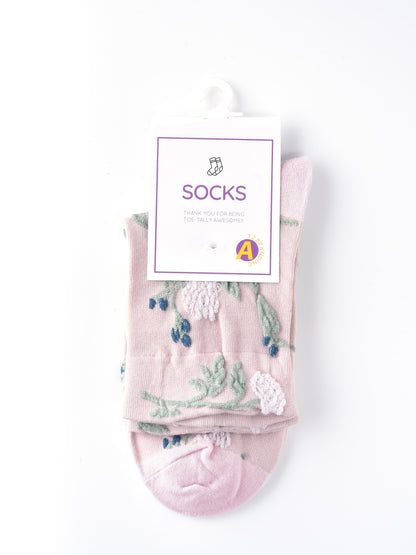 Rufia – Capsule Floral Pattern Crew Socks