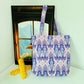 Cosbai - Atlas Print knit Shoulder Bag - Spacious & Vintage