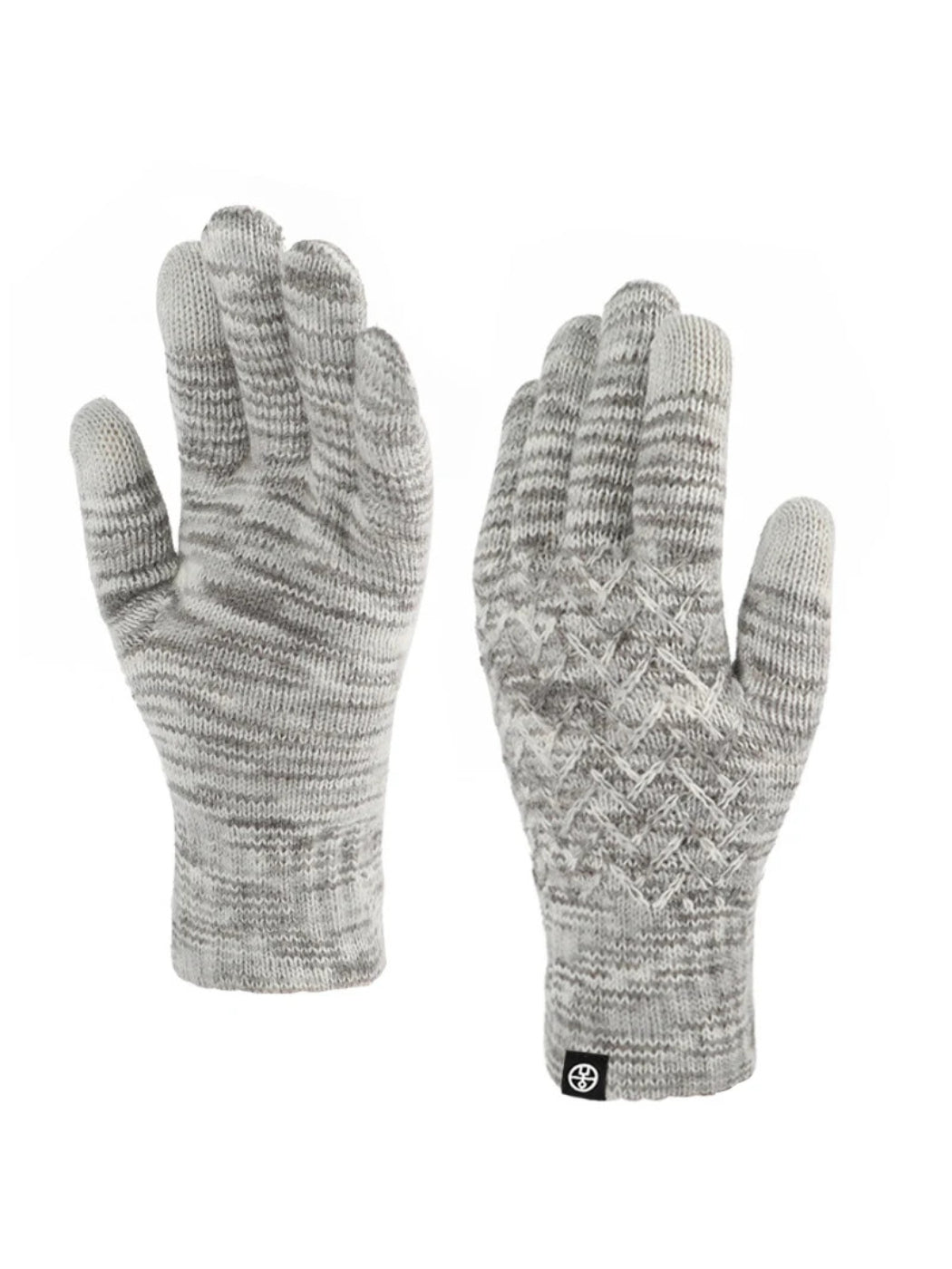 Gloving - Diamond Textured Knit Winter Gloves