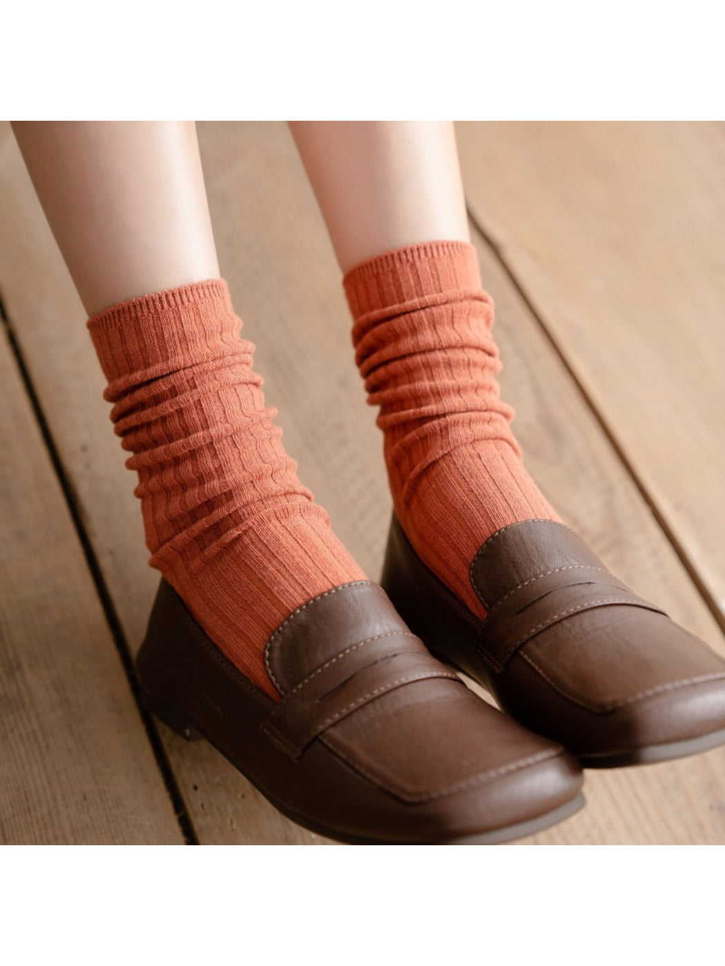 Rufia - Classic Ribbed Mid-Calf Crew Socks product image 2