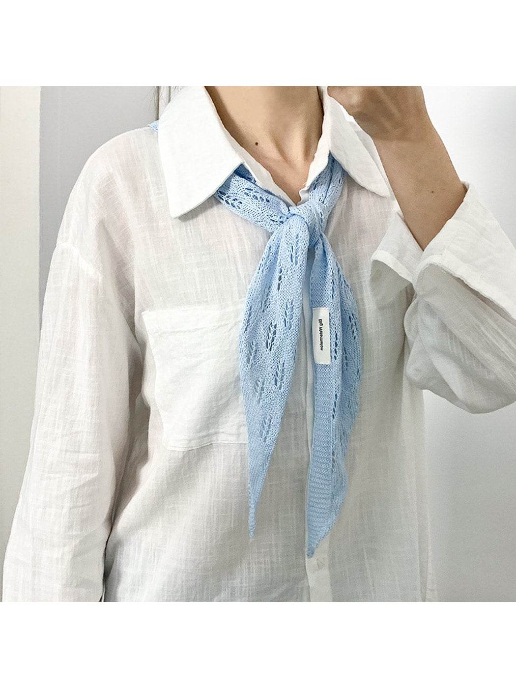 Scarvii - Sweet Style Knit Look Triangle Bandana