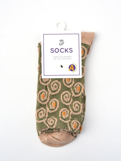 Rufia - Floral Knit Socks - Vintage & Stretchy