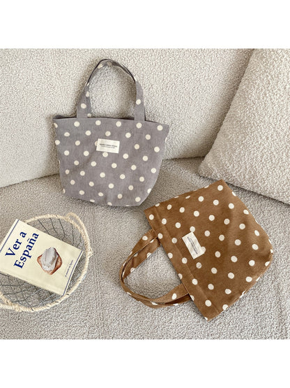 Cosbai - Floral Print Hand Tote Bag
