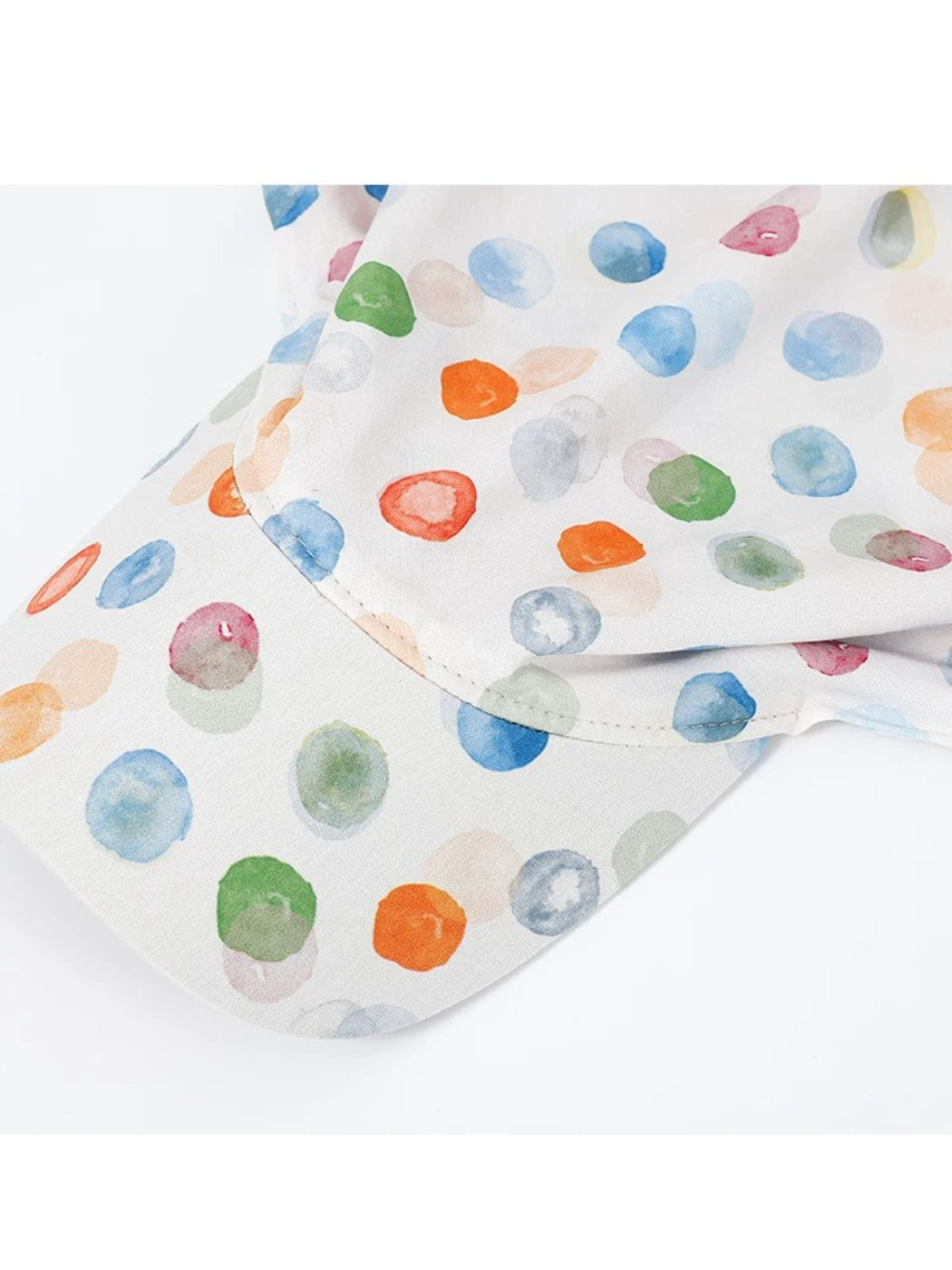 Haila - Watercolor Dot Scarf Baseball Cap