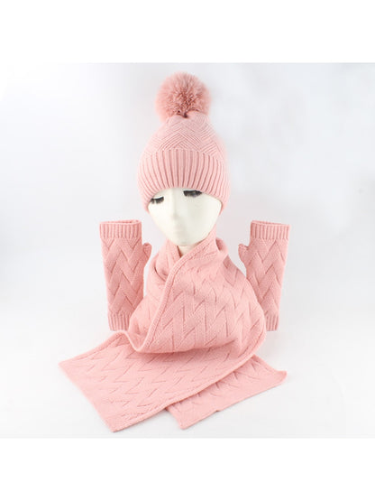 Haila - Women's Winter Scarf Hat Gloves Set
