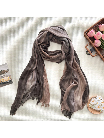 Scarvii - Ombre Fringe Long Scarf