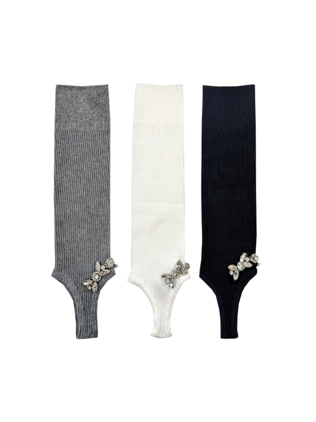 Cozyra - Women's Ribbed Mid-Calf Solid Leg Warmers