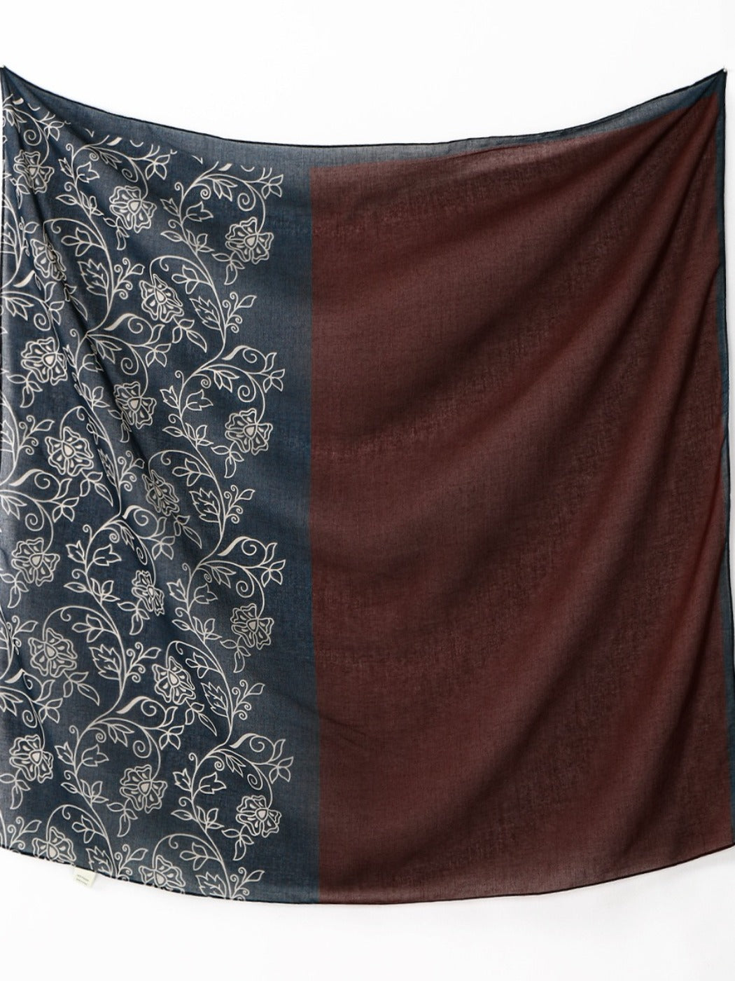 Scarvii - Ethnic Print Square Scarf & Shawl