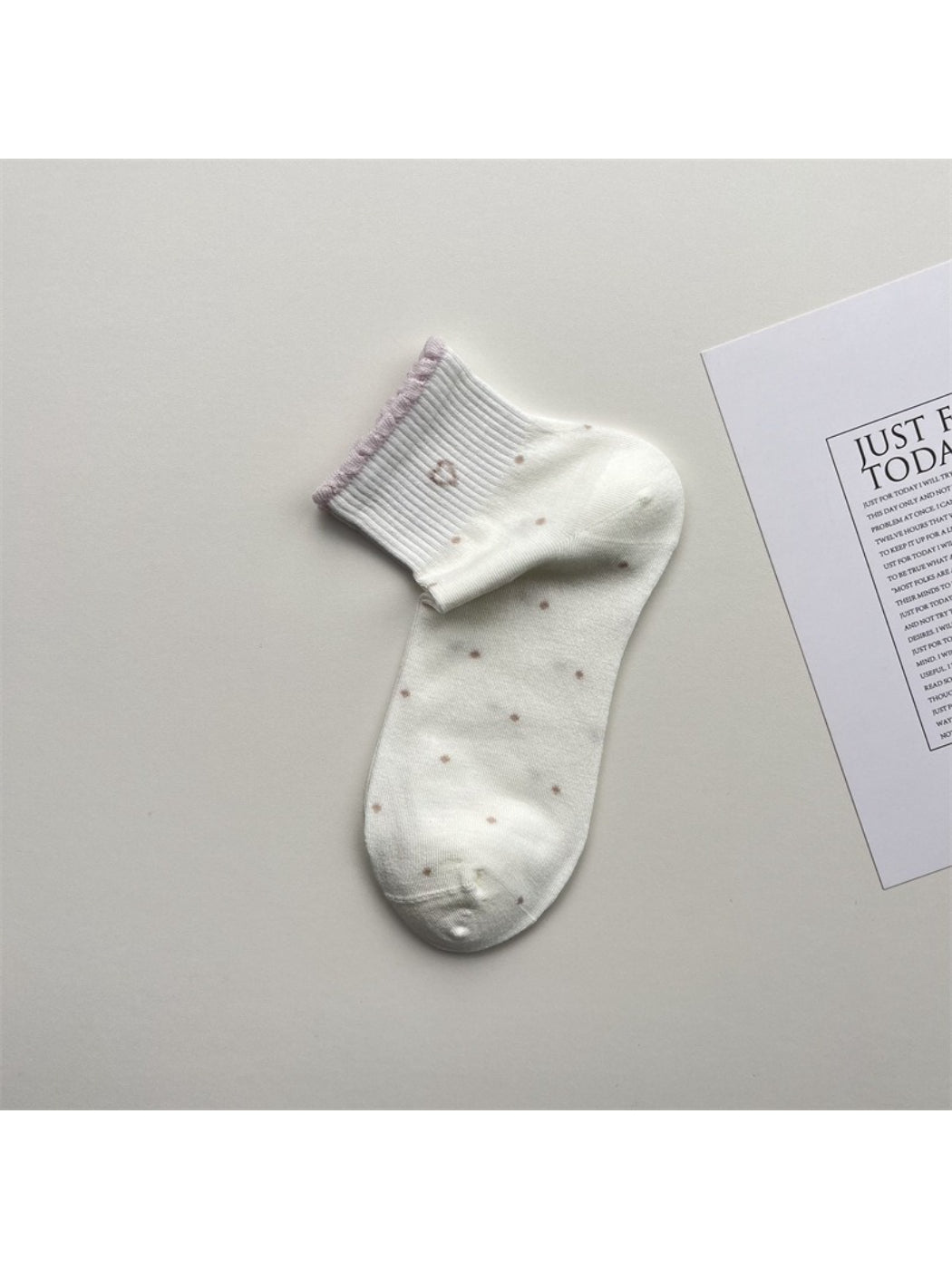 Rufia Mesh Stripe Dot No Show Socks product image