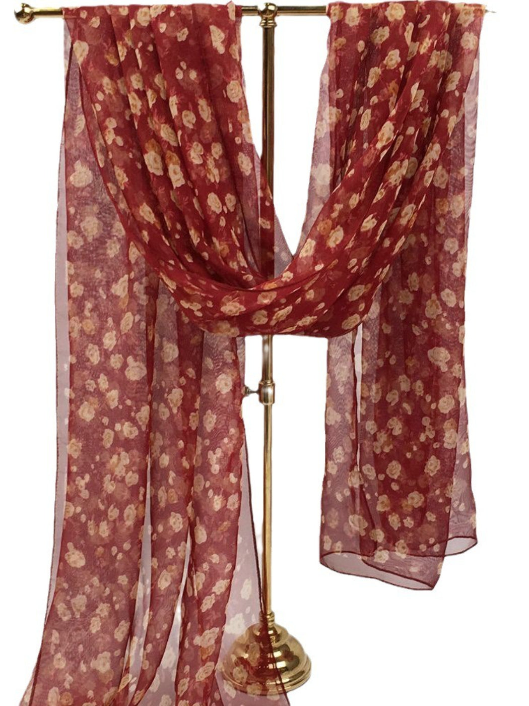 Scarvii - Floral Print Scarf & Shawl