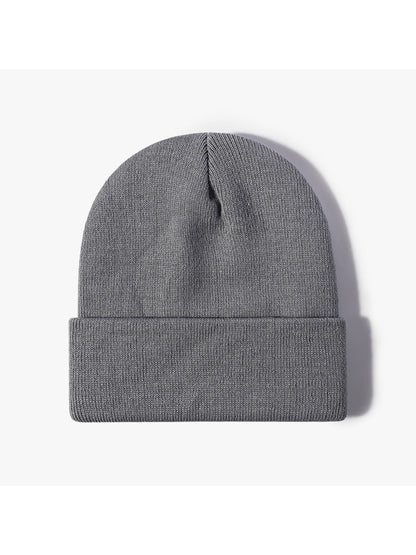 Haila - Solid Fine-Knit Cuffed Beanie