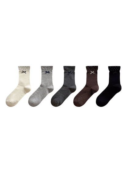 Rufia - Sweet Dot Cuff Crew Socks