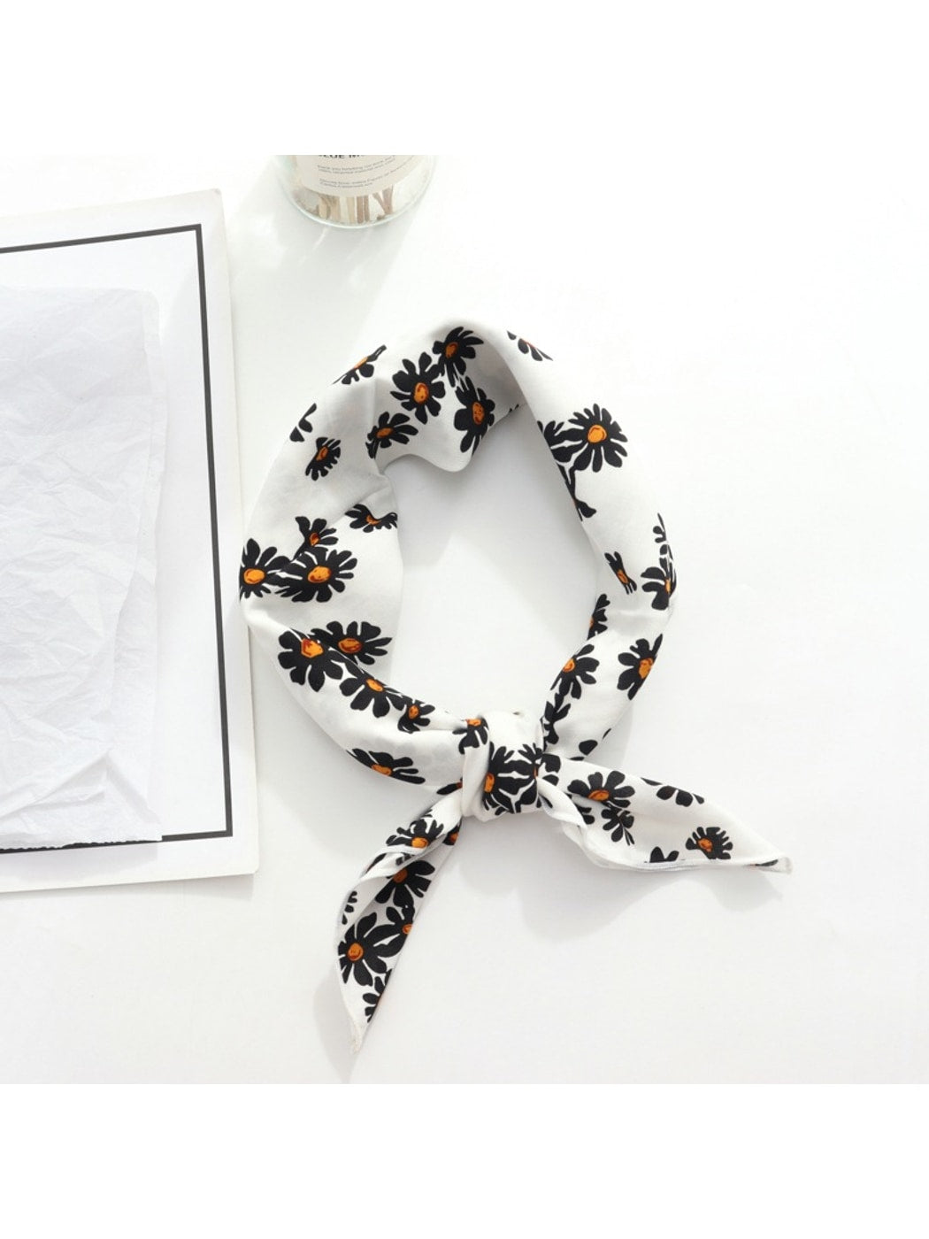 Scarvii - Floral Fashion Square Scarf