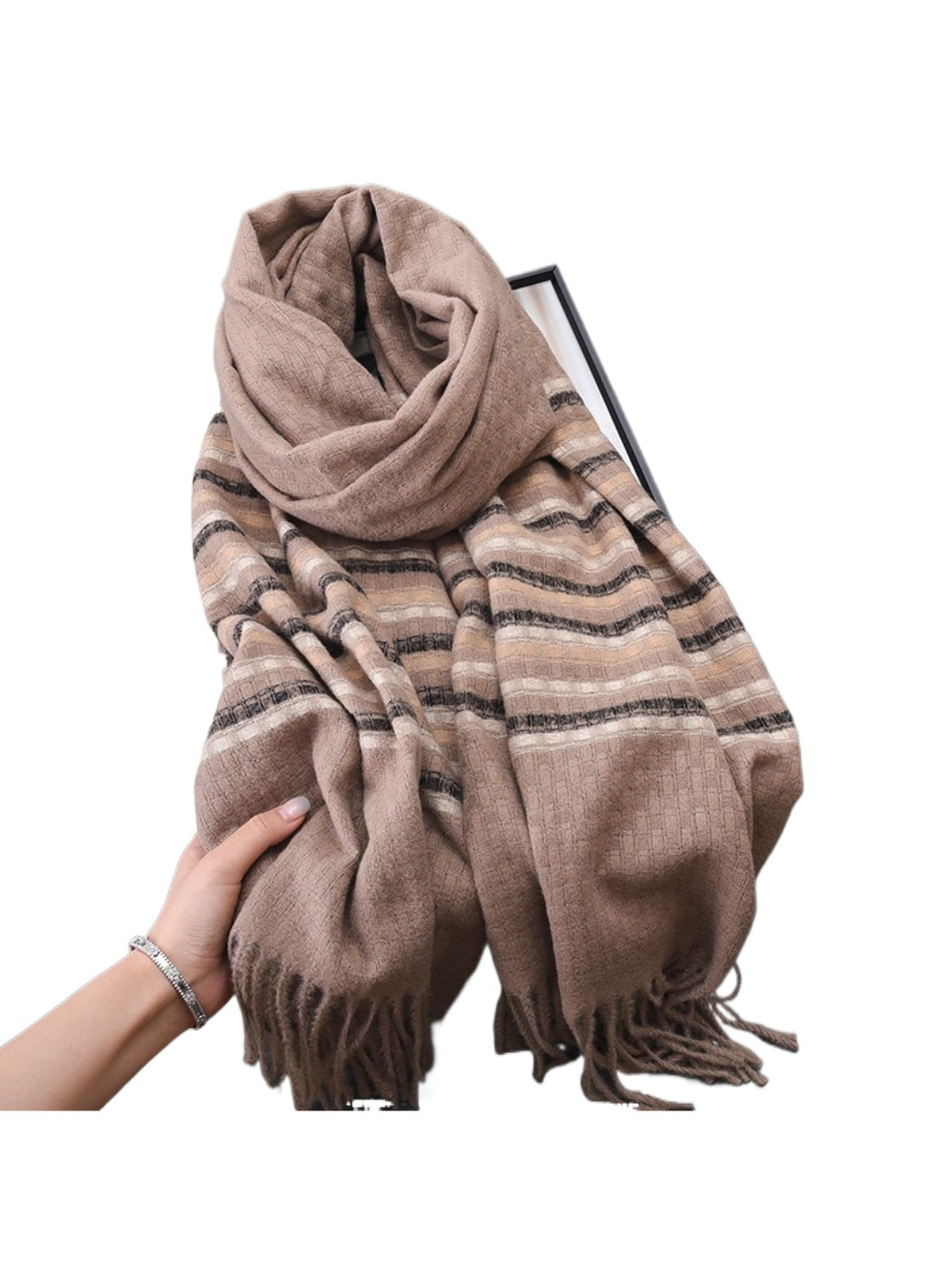 Scarvii - Soft Striped Lightweight Scarf