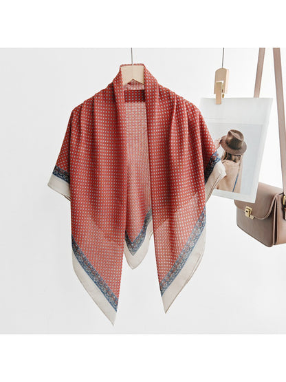 Scarvii Ditsy Geo Square Scarf