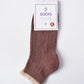 Rufia - Lace Trim Mesh Ankle Socks