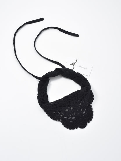 Scarvii - Crochet Lace Triangle Hair Scarf