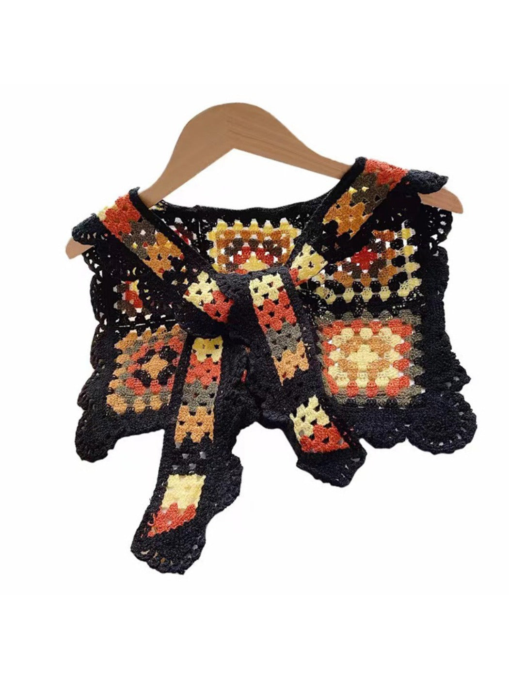 Crosa - Bohemian Crochet Shawl Wrap
