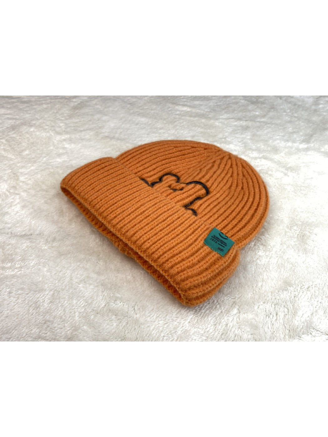 Haila - Winter Bear Embroidery Knitted Beanie
