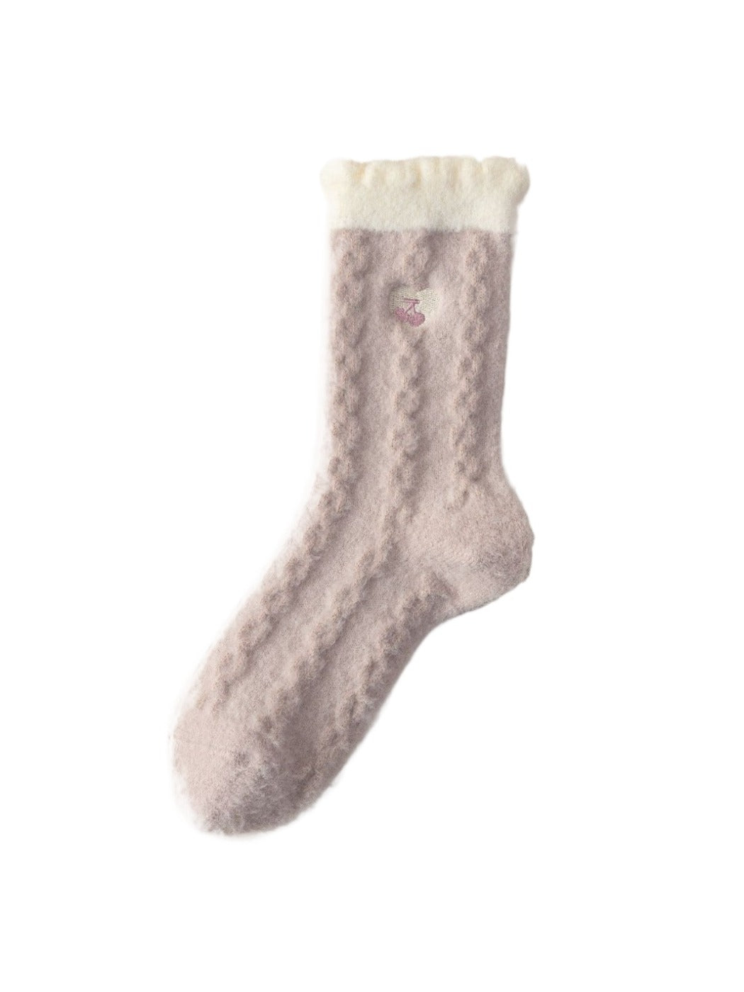 Rufia – Heart Embroidery Warm Home Socks