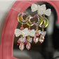 Earwish - Pink Moon and Bow Earrings - Sweet & Elegant
